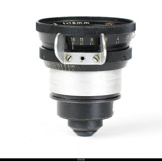 Lens Black Rodenstock Heligon 2/16mm For Arri Arriflex St 16mm