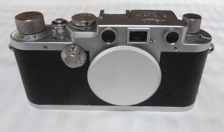 Leica Leitz 3f,  Iiif Camera S/n 556344 From 1951 6 Month Wetzlar