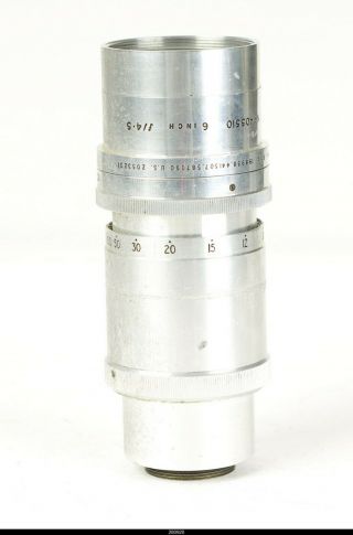 Lens Taylor - Hobson Cooke Telekinic Anastigmat 4.  5/6inch 150mm C Mount