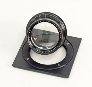 Carl Zeiss Jena Series 1c Tessar 180mm F4.  5 Lens Graflex A Board 4