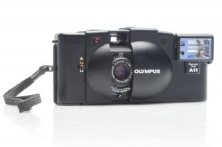 Olympus Xa2 Film Camera W/a11 Flash 014