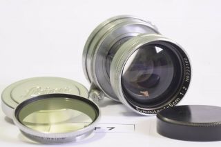 Leica Lens Ernst Leitz Wetzlar Summitar 50mm F/2 Screw Mount,  Perfectly