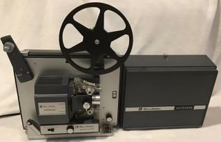 Bell & Howell 8mm Model 357b Movie Motion Picture Projector With Reel 2