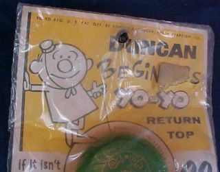 Vintage Duncan Beginners Yo - Yo in Package Instructions Yo Yo 3