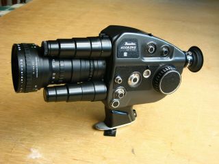 Beaulieu 4008ZMll 8MM Camera w/Schneider 6 - 66MM f/1.  8 Lens,  Hood,  Cap 2