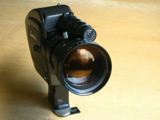 Beaulieu 4008ZMll 8MM Camera w/Schneider 6 - 66MM f/1.  8 Lens,  Hood,  Cap 3