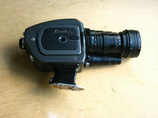 Beaulieu 4008ZMll 8MM Camera w/Schneider 6 - 66MM f/1.  8 Lens,  Hood,  Cap 6