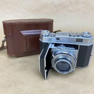 Kodak Retina Ii 35mm Rangefinder Film Camera W/ Leather Case - Vintage -