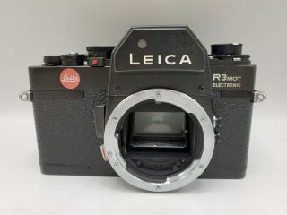 Leica R3 MOT Electronic 35mm Film Camera Body w/ Motor Winder & Grip READ 3
