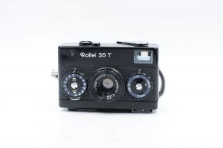 Rollei 35 T Film Camera W/40mm Tessar F3.  5 Lens 40/3.  5 35t Black 852