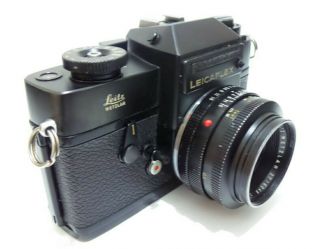 Leica Leicaflex Sl2 Camera W/ Summicron 50mm F/2 Lens Kit & Leather Case