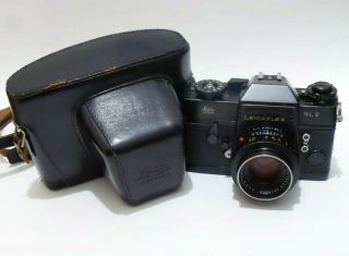 Leica Leicaflex SL2 Camera w/ Summicron 50mm f/2 Lens Kit & Leather Case 2