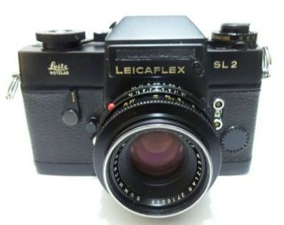 Leica Leicaflex SL2 Camera w/ Summicron 50mm f/2 Lens Kit & Leather Case 3