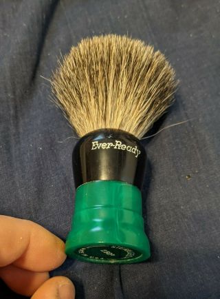 Vintage Ever Ready 150p Shaving Brush With 20mm Mixed Boar/badger Knot