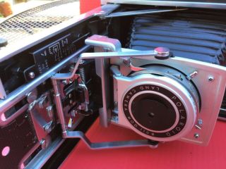 Polaroid 110a Camera Enna Werks Munchen 127mm Lens.  Converted To 600se Mounts