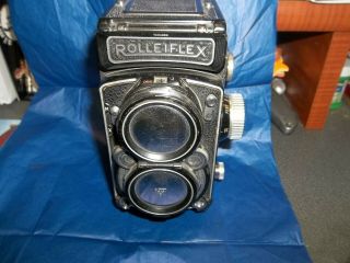 Vintage Rolleiflex Synchro Compur Planar 80 Mm Camera Model 2.  8 F With Metering