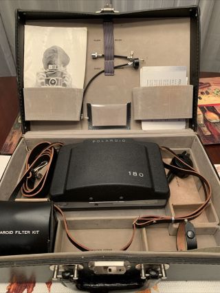 Polaroid Land Camera Model 180 with Tominon 114mm F4.  5 Lens 2