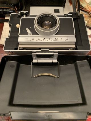 Polaroid Land Camera Model 180 with Tominon 114mm F4.  5 Lens 3