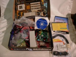 Vintage Pc Motherboard Mainboard & Other Parts,  Hardware,  Boards,  Cables,  Etc.