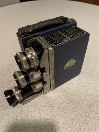 Siemens Halske 16mm Movie Camera 4 Lenses Vintage