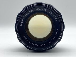 - Takumar 50mm f/1.  4 M42 Lens w/case; 3