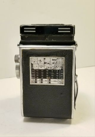 Rolleiflex Model T medium format TLR camera with Zeiss Tessar 1:3.  5 f=75mm lens 3