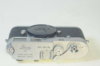 Leica M2 RF film camera body (KOOHE/10308) with body cap 3