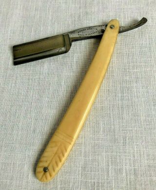 Theo Kochs Chicago Antique Straight Razor Made In Germany Short Blade