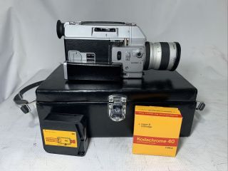 【n,  All Works】canon Auto Zoom 814 Electronic 8mm Movie Camera Japan