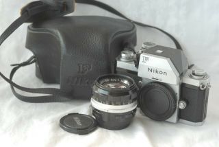 Nikon F Camera 7299879 With 50mm F/1.  4 Lens
