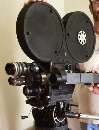 Vintage J.  M.  Wall 35mm Motion Picture Camera U.  S.  Army Signal Corps Wwii