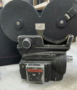 Bach Auricon Sound On Film 16mm Recorder Camera Mitchell Corp Film Cartridge.