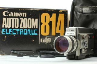 【n,  All Works】canon Auto Zoom 814 Electronic 8mm Movie Camera Japan 1993
