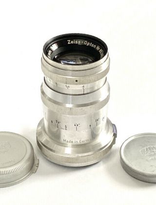 Zeiss Ikon 85mm Triotar F4 853650 For Contax Rangefinder