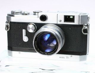 Canon Vt 35mm Film Rangefinder Camera Ltm 514042,  Serenar 50mm F/1.  8 Lens
