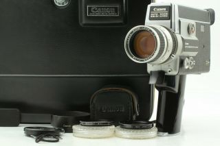 【exc,  5 All Works】 Canon Auto Zoom 518 Sv 8 Movie W/ Case From Japan 1994