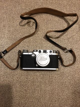 Vintage Leica Drp Ernst Leitz Wetzlar With Summitar F=5cm 1:2 Lens