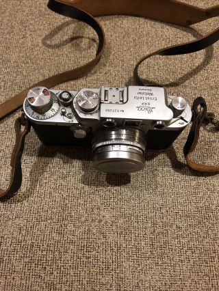 Vintage Leica DRP Ernst Leitz Wetzlar with Summitar f=5cm 1:2 Lens 2