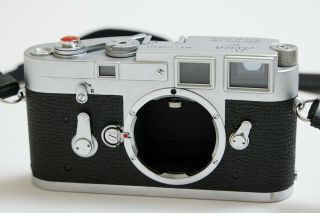 Leica M3 Single Stroke Body With Strap From Japan F/s