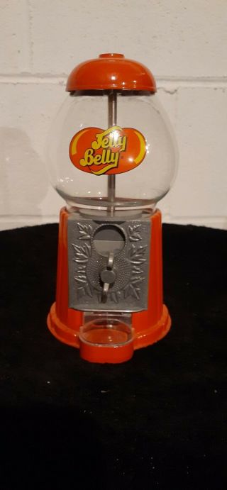 Vintage Jelly Belly Candy Or Gum Ball Coin Op Dispenser Machine