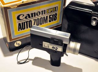 Canon 518 Auto Zoom 8mm Film Movie Camera