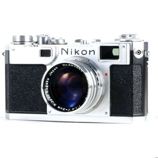 :nikon S2 35mm Rangefinder Camera W/ Nikkor - S.  C 50mm F1.  4 Lens - Parts/display
