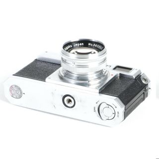 :Nikon S2 35mm Rangefinder Camera w/ Nikkor - S.  C 50mm f1.  4 Lens - Parts/Display 5