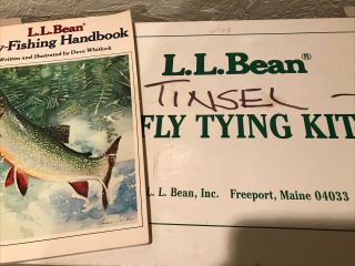 Ll Bean Vintage Fly Tying Kit Tools Vise Freeport Me 04033 Fly Fishing Handbook