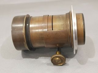 Vintage Darlot Petzval 150mm - Brass Lens