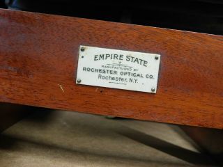 8x10 Rochester Optical Empire State Camera w/ Laverne Brass lens & Rail 3