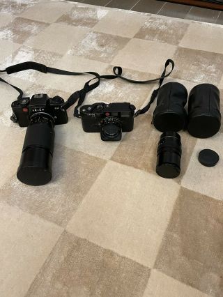 Leica M6 & R4 Film Camera Bundle