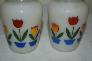 Vintage Fire King Oven ware TULIP 4 1/4 