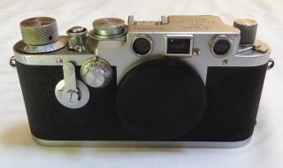 Leica 3f Iiif Camera S/n 488645 Was A 3c Updated 3f Factory Self Timer 6 Month
