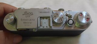 Leica 3F IIIF Camera S/N 488645 was a 3C updated 3F Factory Self Timer 6 Month 5